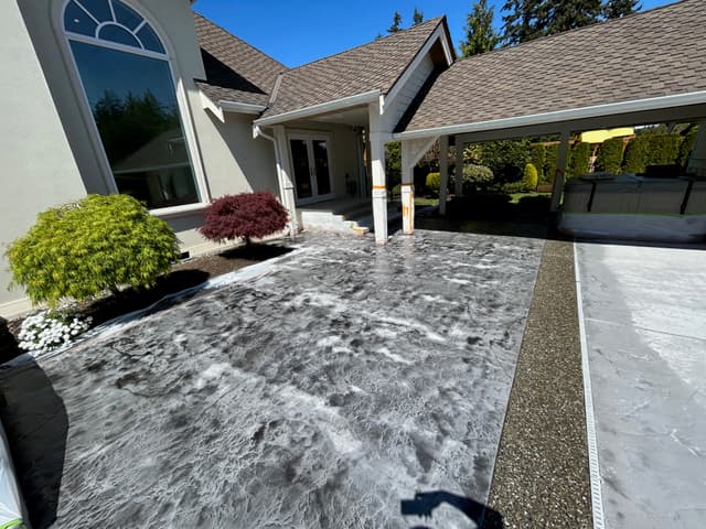 Concrete resurfacing project